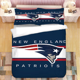 New England Patriots Football League Duvet Cover Quilt Cover Pillowcase Bedding Set